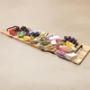 Weeco Rustykalna drewniana taca z uchwytami 95 x 24 cm – Podgląd zdjęcia produktu 2