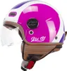 Jet Helm CGM 191G PIX SPRINT Fluo Lila Fuchsia Geformtes Produktbild-Vorschau 2