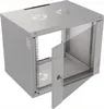 Serverschrank Pro 19" 9U, 450mm, Glastür, grau Voir les images du produit 4