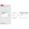 Zahradní přístřešek Keter Oakland 7511 Anthracite Náhled obrázku produktu 14