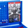 A close-up view of a Battleship board game, showing the game board and some of the game pieces. Produktbild-Vorschau