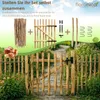 Floranica Zauntor Haselnussholz Gartentor für Staketenzaun Produktbild-Vorschau 4