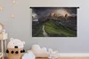 MuchoWow® Wandteppich Wandbehang Dunkle Wolken über den Produktbild-Vorschau 3