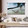 MuchoWow® Wandteppich Wandbehang Palme - Hängematte - Produktbild-Vorschau 2