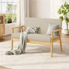 Iropro 2 Sitzer Sofa, Kleine Sofa mit Holzrahmen, Produktbild-Vorschau 2