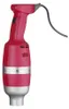 A red and silver immersion blender is shown against a white background. Produktbild-Vorschau