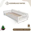 Crazy Pine Lit d'enfant 190x100 cm - Lit de sol Montessori Voir les images du produit 2