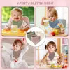 Babybibs - Set van 6 - Bandana-bibs van katoenen mousseline Productafbeelding-voorbeeld 5