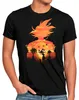 style3 Saiyajin Sunset Herren T-Shirt super dragon saiyan z Produktbild-Vorschau 1