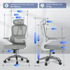 FLEXISPOT Ergonomischer Bürostuhl 2D-Kopfstütze, Adaptive Produktbild-Vorschau 7