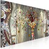 Vlies Leinwandbild - Tree of Life (5 Parts) Narrow 200x80 Produktbild-Vorschau 2