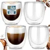 Vilde | Verres thermo 4 pcs - 250 ml - Double paroi - Pour Voir les images du produit 8