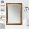 CLAMARO 'WIEN' Antik Wandspiegel mit Rahmen | Bronze | Produktbild-Vorschau 3