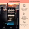 Klarstein vinotéka, slim, 2 zóny, skleněné dveře, UV Náhled obrázku produktu 4