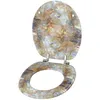 A toilet seat and lid with a marble pattern. Náhľad obrázku produktu