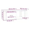 Couchtisch Räuchereiche 100x50,5x35 cm Holzwerkstoff Produktbild-Vorschau 11