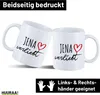 Huuraa Kaffeetasse Jena verliebt 330ml Weiß Keramik Produktbild-Vorschau 2