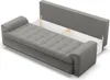 Sofa 3-Sitzer  mit Schlaffunktion, Hellgrau Produktbild-Vorschau 4