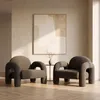HOMLA Fotel SEDIA brązowy w tkaninie TEDDY BOUCLÉ 95x88x70 Podgląd zdjęcia produktu 9