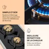 Klarstein Tables de Cuisson à Gaz, Plaque de Cuisson Gaz à Voir les images du produit 5