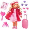 Bayer Design 94635AA Charlene Funktionspuppe mit Haaren 46 Produktbild-Vorschau 1