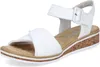 Rieker Damen Keil-Sandaletten Weiß Voir les images du produit 34