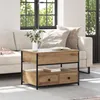 vidaXL Couchtisch Artisan-Eiche 70 x 50 x 54,5 cm Produktbild-Vorschau 3
