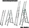 KRAUSE Corda VielzweckLeiter mit Treppenfunktion 3 x 6 Anteprima dell’immagine prodotto 12