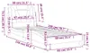 VidaXL 3208055, Biały, 85 cm, 2,18 m, 74,5 cm, 800 x 2000 Podgląd zdjęcia produktu 8