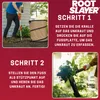 Root Slayer Set Wurzelspaten + Unkrautentferner mit Stiel, Produktbild-Vorschau 13