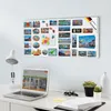 banjado Magnettafel weiß 78x37cm groß Magnetwand aus Metall Produktbild-Vorschau 8