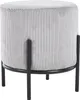 SalesFever Polsterhocker rund Ø35 cm | Stoffbezug in Produktbild-Vorschau 1