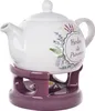 KADAX Théière 1L avec réchaud Set, Cafetière en porcelaine Voir les images du produit 5