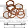 100x FA1 Dichtring 209.150.100 1mm Kupfer 12mm 17mm Produktbild-Vorschau 1