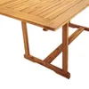 5-tlg. Garten-Essgruppe Massivholz Akazie und Textilene Produktbild-Vorschau 8