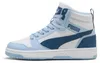 Puma Rebound V6 Mid Jr White-Dark Indigo-Haute Tropic Größe Produktbild-Vorschau 8