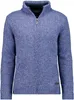 Ragman Cardigan mit Fleece-Innenfutter in blau