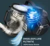 A cutaway view of a vacuum cleaner showing its internal filtration system and airflow. Voir les images du produit