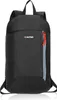 A black backpack is shown against a white background. Produktbild-Vorschau