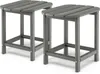 Beistelltisch 2er Set, HDPE-Gartentisch wetterfest, Kleiner Produktbild-Vorschau 1
