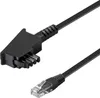 2m Telefon Kabel DSL Kabel TAE F Stecker auf RJ45 Stecker Produktbild-Vorschau 2