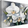 Leinwandbild Orchideenblüte Abstrakt 100x70 Feeby Weiß bild Produktbild-Vorschau 1