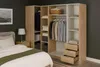 Dmora Guardaroba Grande Atena 90.5x184h cm Marrone Rovere, Anteprima dell’immagine prodotto 4