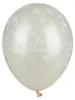 Papstar Balloons Ø 29 cm ivory "Just married" metallic, Podgląd zdjęcia produktu 1