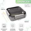 FRADABOX® Bento Lunchbox „Spencer“, 2 Fächer mit Besteck, Produktbild-Vorschau 2