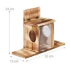 Relaxdays Eichhörnchen Futterhaus, Holz, 2 Eingänge & Produktbild-Vorschau 4