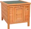 FCH Hasenstall aus Holz, Kaninchenstall wasserabweisendes Produktbild-Vorschau 6