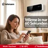 Lehmann Wandheizlüfter mit 2 Leistungsstufen 1000/2000 W | Produktbild-Vorschau 3