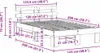 vidaXL Rám postele s čelom prírodný 120 x 200 cm z Náhľad obrázku produktu 8