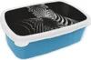 KitchenYeah® Lunchbox Brotzeit Brotdose 17x11 cm Zebra - Produktbild-Vorschau 1